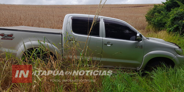 EN SAN PEDRO DEL PNÁ. HALLARON CAMIONETA ROBADA - Itapúa Noticias