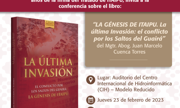 Presentarán libro sobre conflictos por los Saltos del Guairá