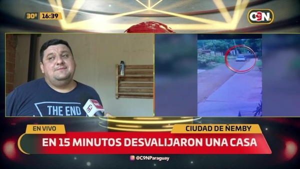 Forzaron portón y entraron a robar - C9N