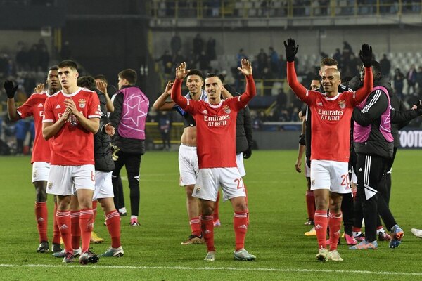 Versus / El Benfica vence al Brujas y da un paso gigante hacia los cuartos de la Champions
