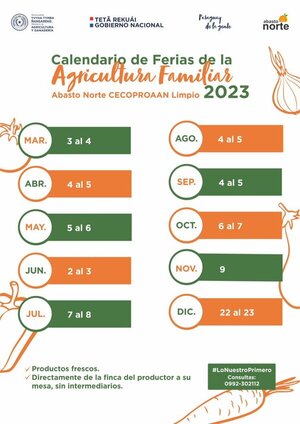 MAG socializa fechas de las “Ferias de la Agricultura Familiar Campesina” que se harán en Limpio este año - .::Agencia IP::.
