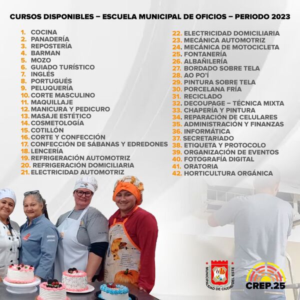 Más de 40 cursos en mandos medios a través de la Escuela de Oficios de CDE - La Clave