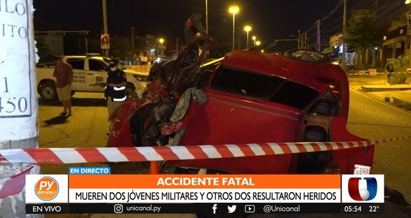 Militares pierden la vida en grave accidente de tránsito - Unicanal