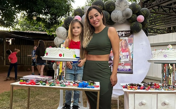 Una niña festejó su cumple con motivo “Larissa Riquelme, la novia del mundial” - Te Cuento Paraguay