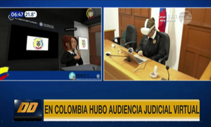 Colombia: Realizan por primera vez audiencia judicial virtual | Telefuturo