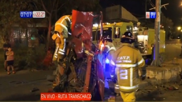 Grave accidente deja dos militares muertos - Noticias Paraguay