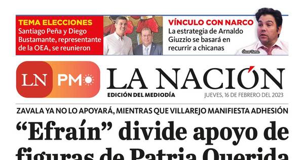 La Nación / LN PM: edición mediodía del 16 de febrero