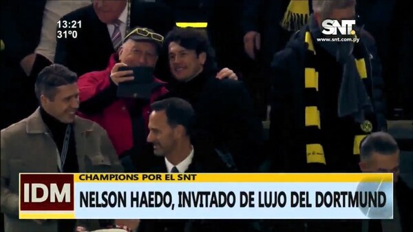 ChampionsSNT: Nelson Haedo Valdez, invitado de lujo del Borussia Dortmund - SNT