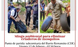 Realizarán minga ambiental este viernes en CDE