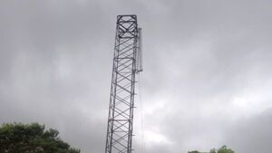 Cayó de una antena de 30 metros y murió