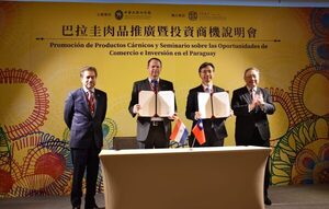 Asociación de Importadores de Taiwán firmaron acuerdo para mejorar el comercio de carne con Paraguay