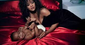 La Nación / Rihanna mostró por primera vez a su hijo en portada de destacada revista
