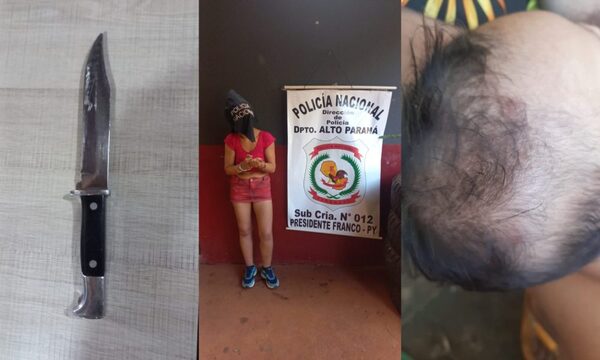 Mujer golpeó a bebé y asaltó a la madre