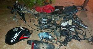 La Nación / Detienen a dos hombres por robo de motocicletas y reducción