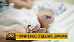 15 bebés menores de un año internados en terapia por chikungunya | Telefuturo