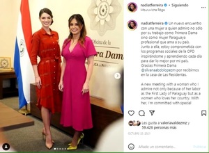 El presidente Mario Abdo y la primera dama siguen de viaje, ahora rumbo al casamiento de Nadia Ferreira