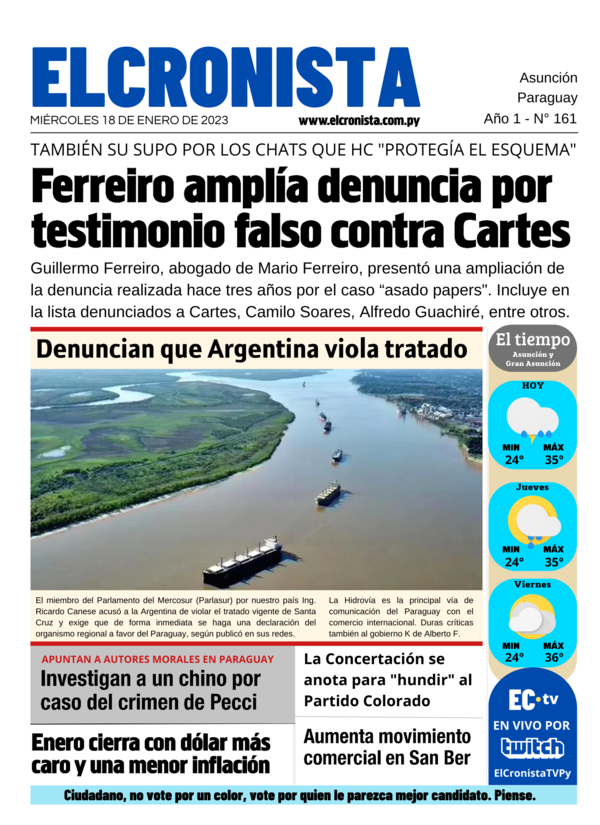 Edición Impresa 18/01