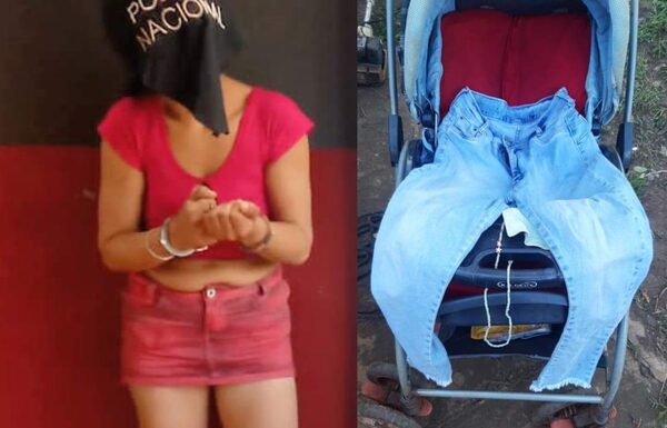 Tras robar una casa, mujer raptó un bebé y corrió con machete en mano - Noticiero Paraguay