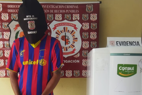Detienen a un presunto delincuente en Coronel Oviedo - Noticiero Paraguay