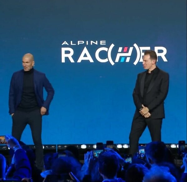 Versus / Zinedine Zidane, embajador de Alpine en la Formula 1