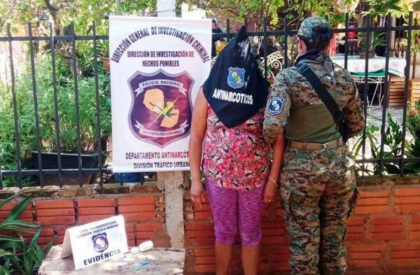 Distribuidora de crac fue detenida frente mismo a su casa