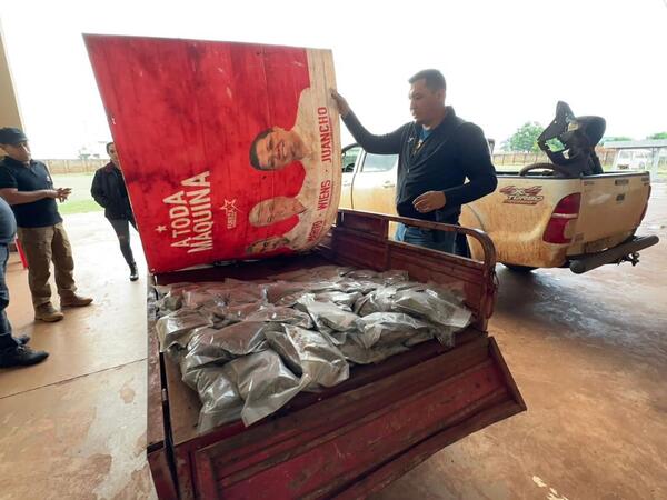 “A toda máquina”: Un detenido por la SENAD transportando droga en el distrito de Cerro Corá