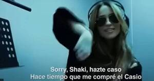 La Nación / “No puedo más con tu actitud”: Clara Chía le responde a Shakira en cómica parodia