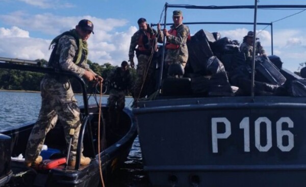 Incautan 96 cajas de cigarrillos en el Lago de Itaipú