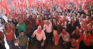 La Nación / Sindicatos y trabajadores de la ANDE dan su apoyo a la dupla Peña-Alliana