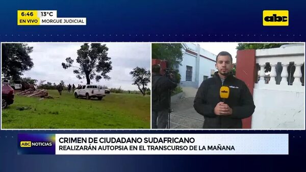 Crimen de ciudadano sudafricano - ABC Noticias - ABC Color