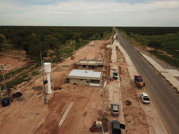Avanza construcción de puesto de peaje y pesaje en zona de la Transchaco - .::Agencia IP::.