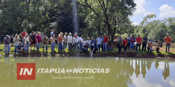 PRODUCTORES DE NATALIO RECIBIERON CRÍAS 6000 UNIDADES DE CRÍAS DE ALEVINES - Itapúa Noticias