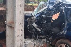 Capiatá: Joven falleció tras embestir contra columna de la ANDE | 1000 Noticias