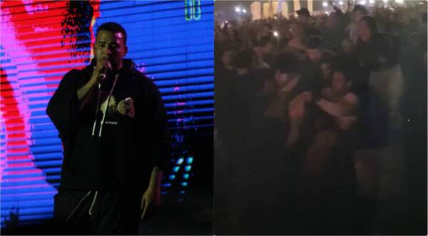 [VIDEO] ¿Le cantó 'Salí con tu mujer' y se armó la pelea en show de Don Omar?