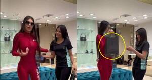 La Nación / Laurys Dyva sorprendió a trabajadora de shopping tras un noble gesto
