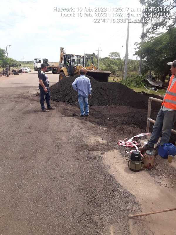 MOPC habilita calzada del puente sobre el río Aquidabán en la ruta PY08