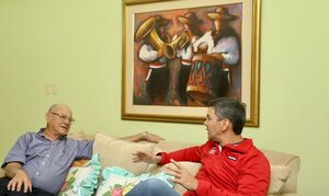 Peña se reunió con caudillo Lucio Vergara, ex gobernador de Itapúa - ADN Digital