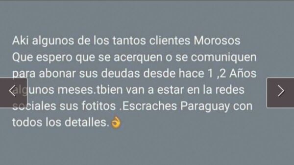 Doña escrachó a clientes morosos, ellos se enojaron y la amenazaron