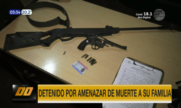 Luque: Detenido por amenazar de muerte a su familia | Telefuturo