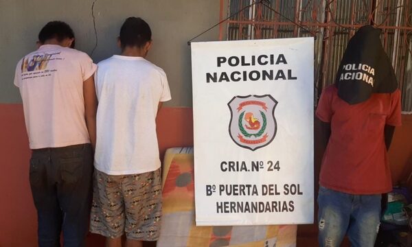 Víctima junto a vecinos aprehendió a delincuentes que desvalijó su casa – Diario TNPRESS