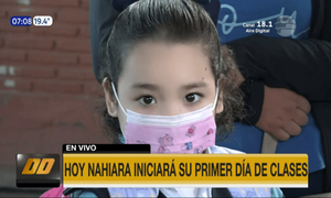 Hoy Nahiara inicia su primer día de clases | Telefuturo
