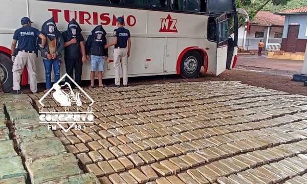 Detienen a tres traficantes e incautan gran cantidad de marihuana
