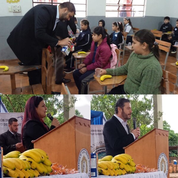 Lanzan merienda escolar en el primer día de clases