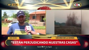 Preocupados por explosiones con dinamita: "Están perjudicando nuestras casas" - C9N