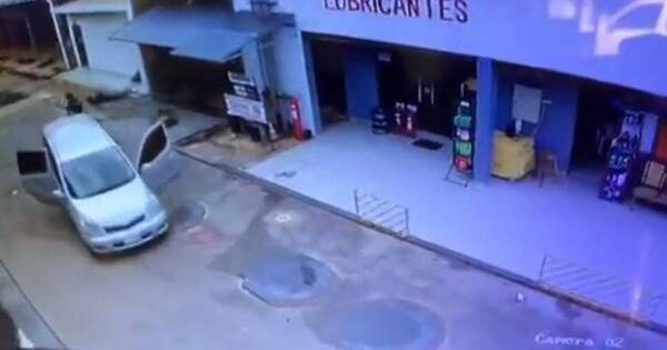 La Nación / Delincuentes intentaron asaltar una estación de servicios en San Pedro