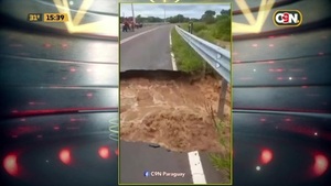 Concepción: La ruta se partió al medio - C9N