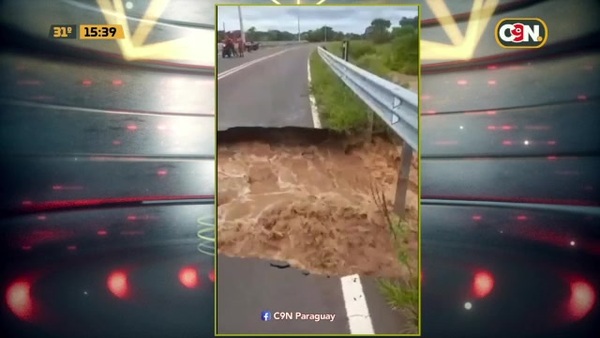 Concepción: La ruta se partió al medio - C9N