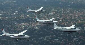 La Nación / Fuerza Aérea Paraguaya cumplirá un siglo de vigencia e iniciaron ensayos aéreos para la celebración