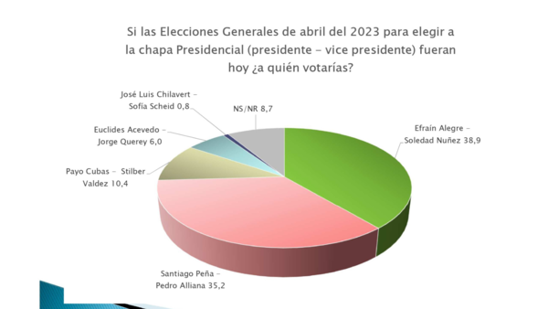 Encuestadora pone como favorito a Alegre por 3 puntos - El Independiente