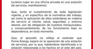 La Nación / Tras la viralización de imágenes y videos, Puma Energy emite comunicado